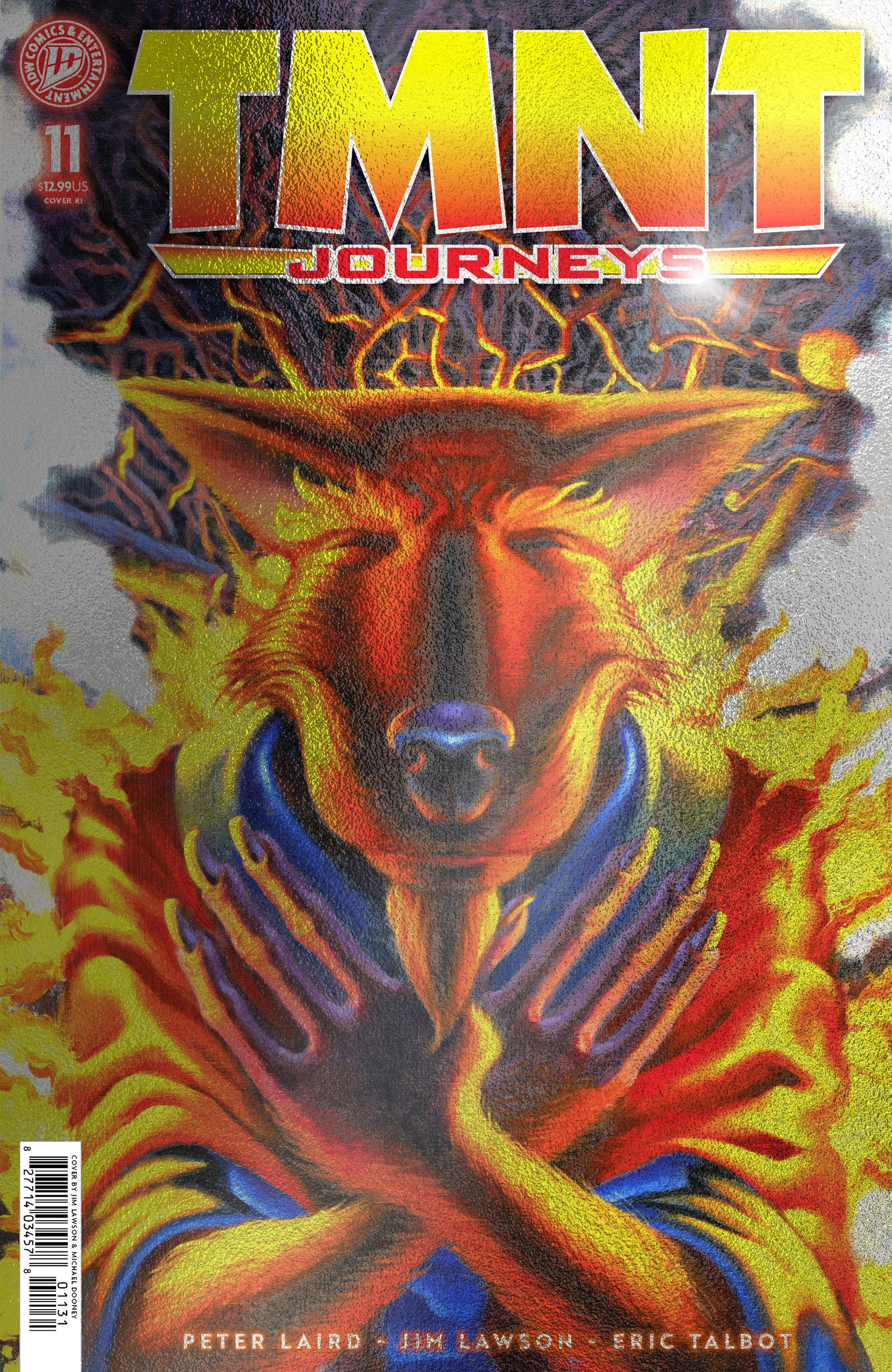 Teenage Mutant Ninja Turtles: Journeys #11 Variant Ri 1:10 Foil (Dooney & Lawson)
