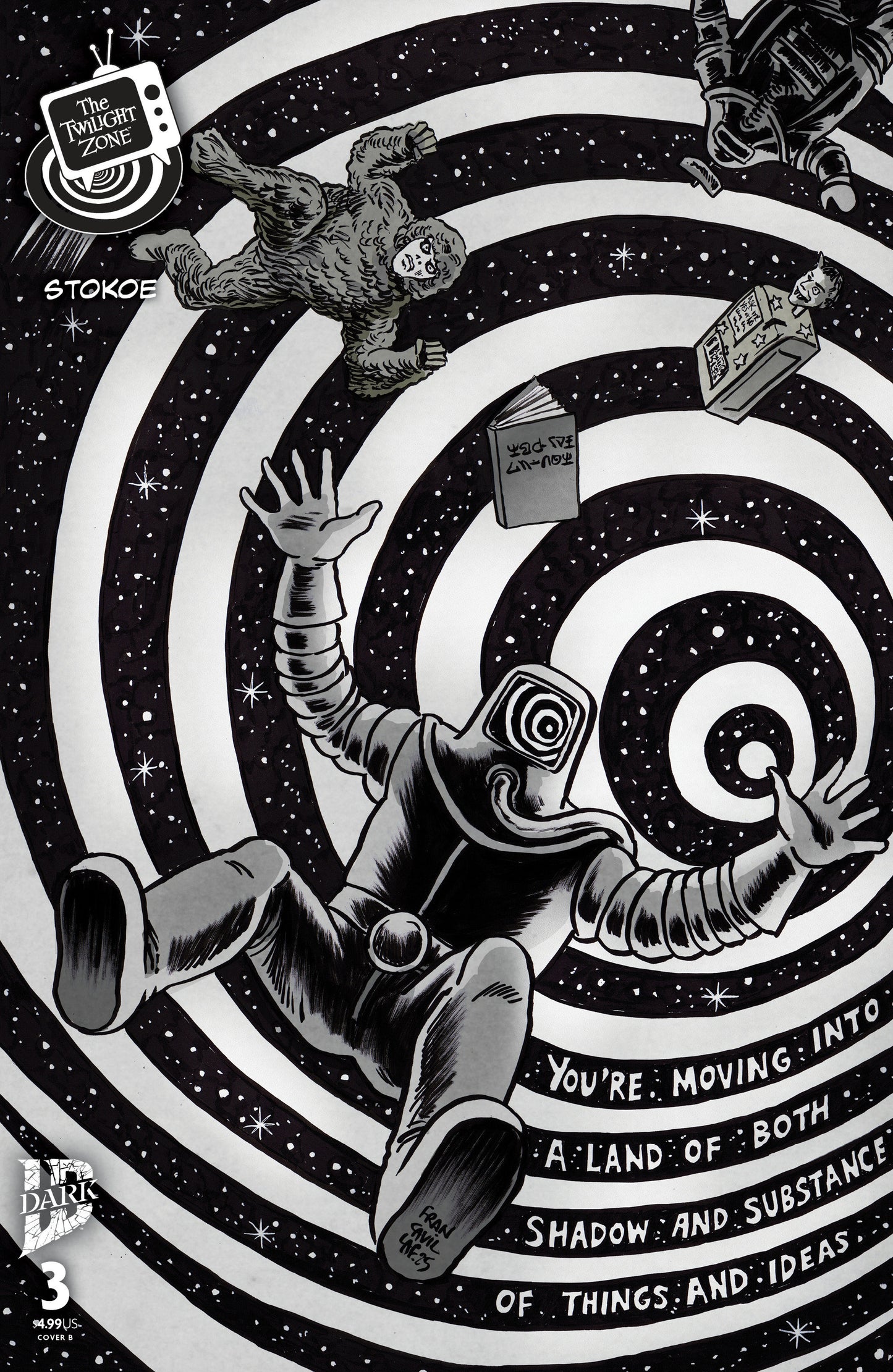 Twilight Zone #3 Variant B (Francavilla Connecting Cover)