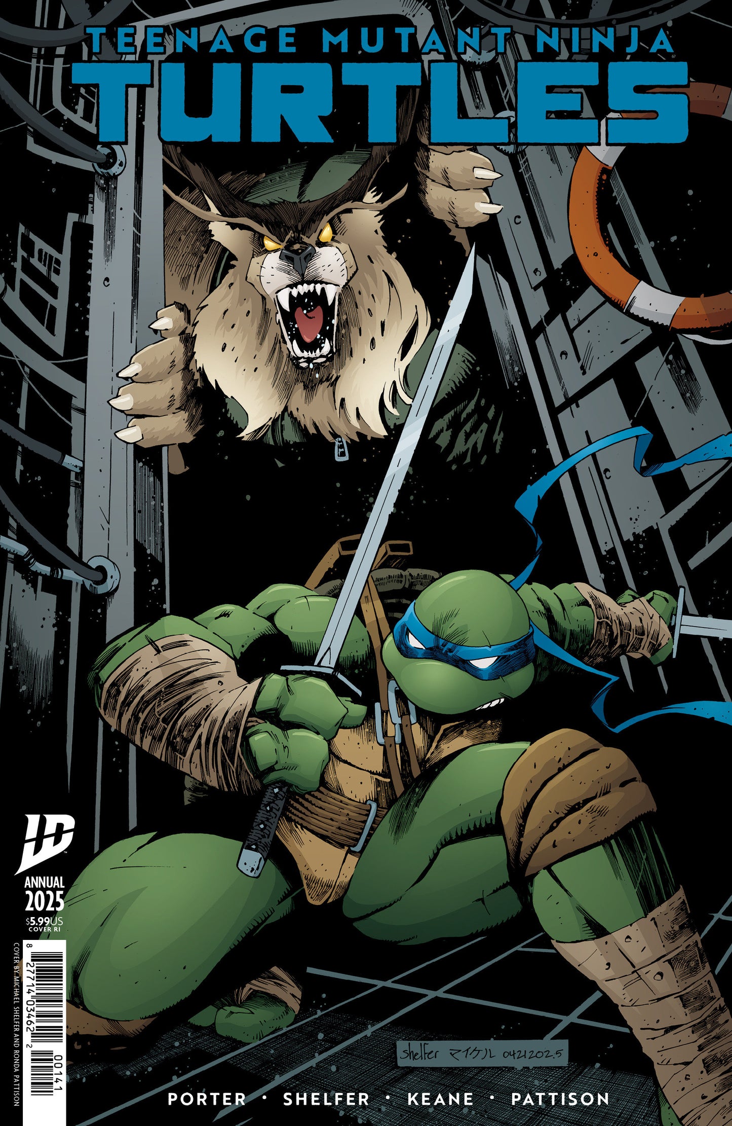 Teenage Mutant Ninja Turtles (2024) Annual 2025 Shelfer 1:25 Variant