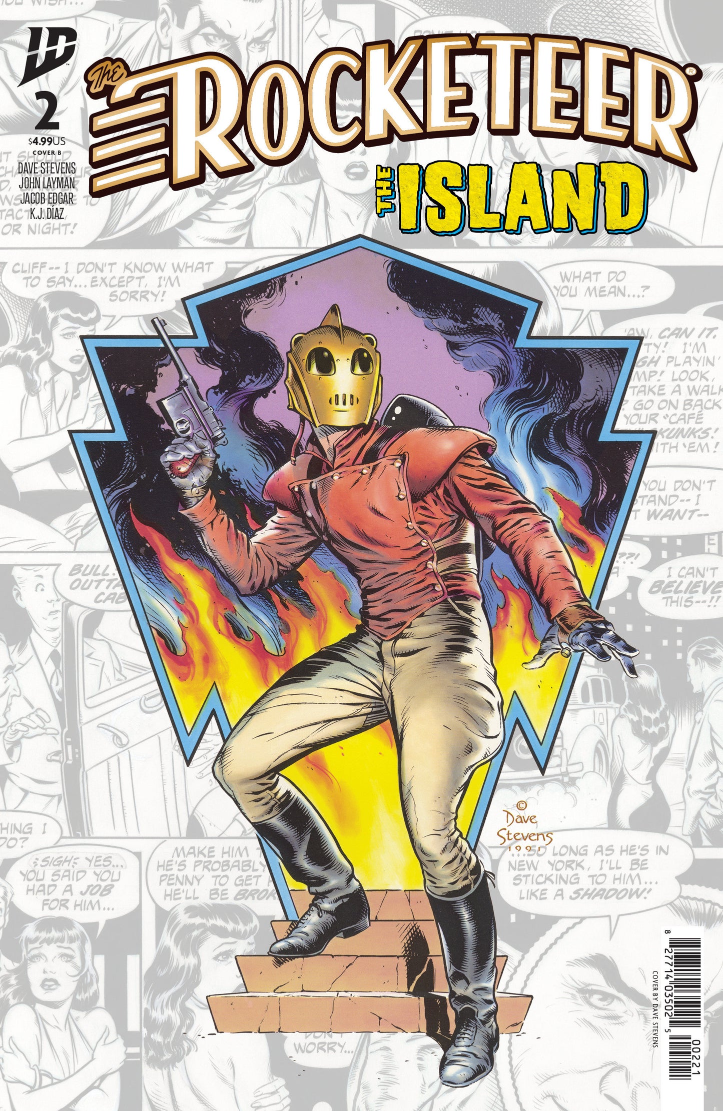 Rocketeer: The Island #2 Variant B (Stevens)