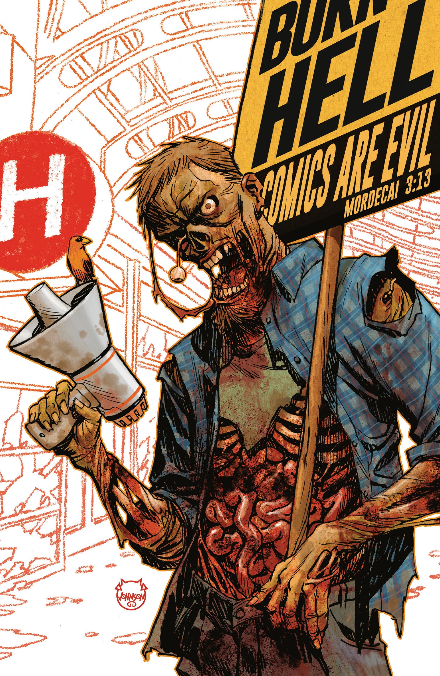 Hello Darkness (2024) #13 Cover C Johnson Virgin Variant