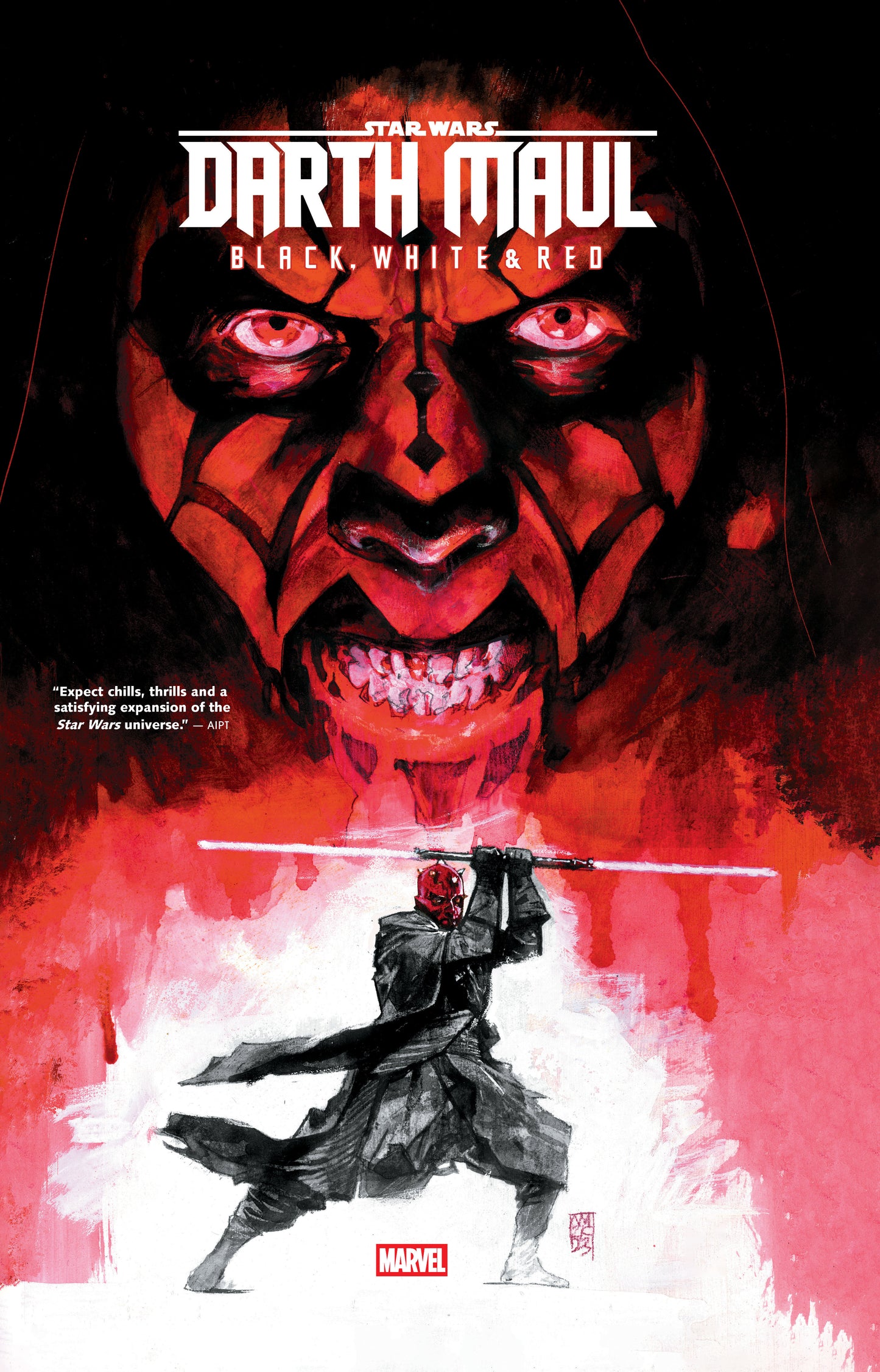 Star Wars Darth Maul Bw & Red Treasury Edition TPB
