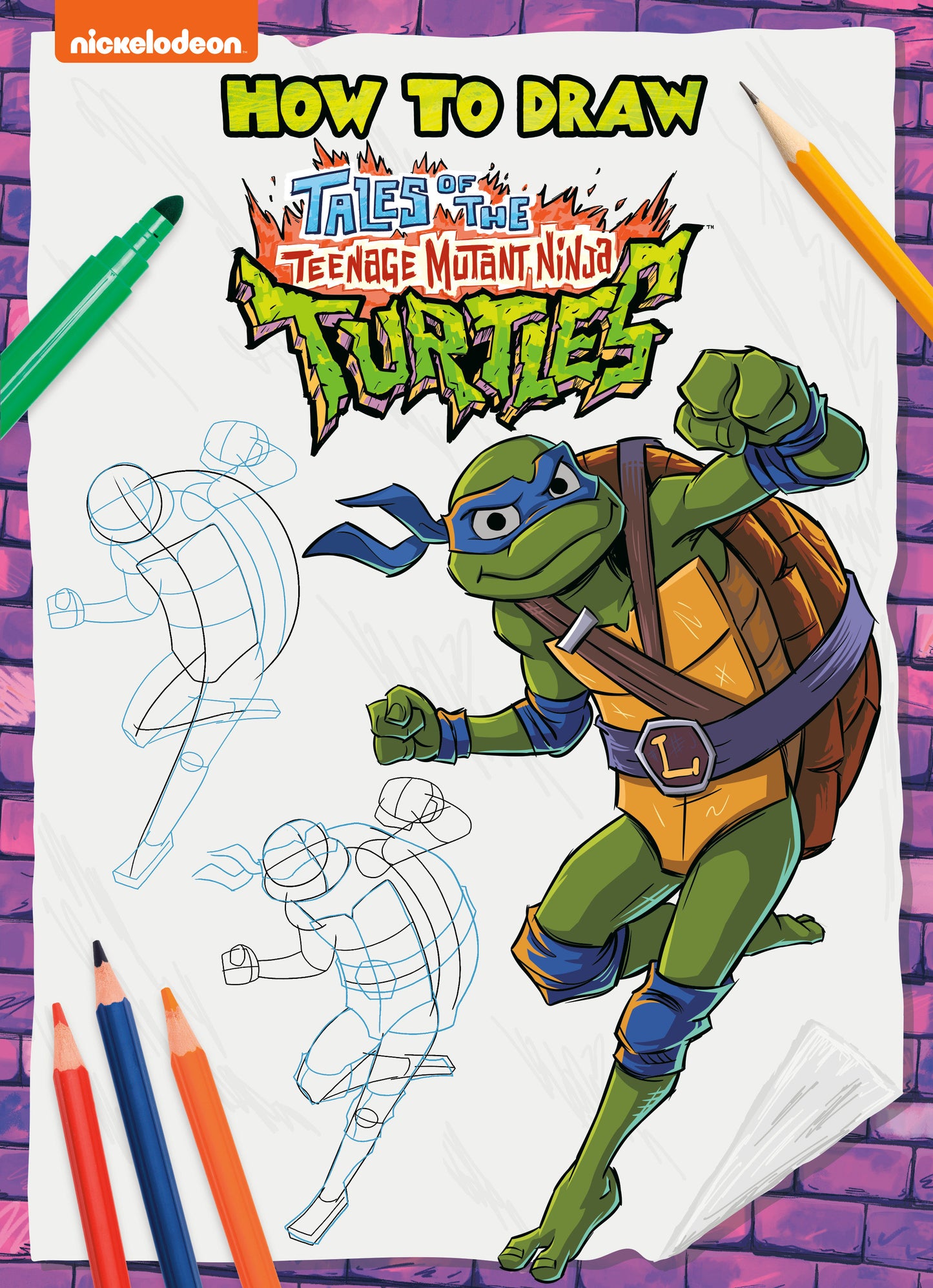 How To Draw The Teenage Mutant Ninja Turtles