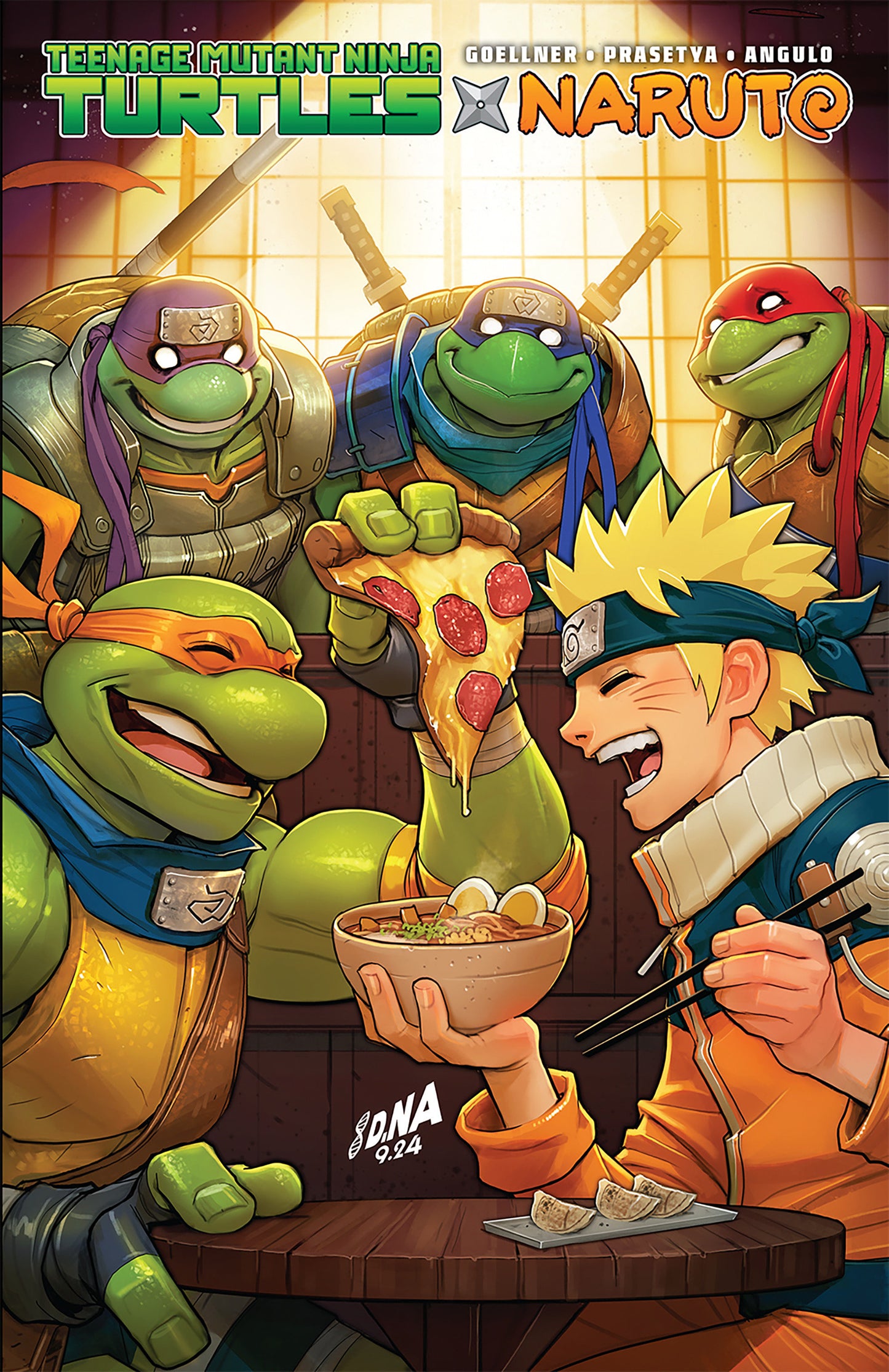 Teenage Mutant Ninja Turtles X Naruto TPB (Direct Market)