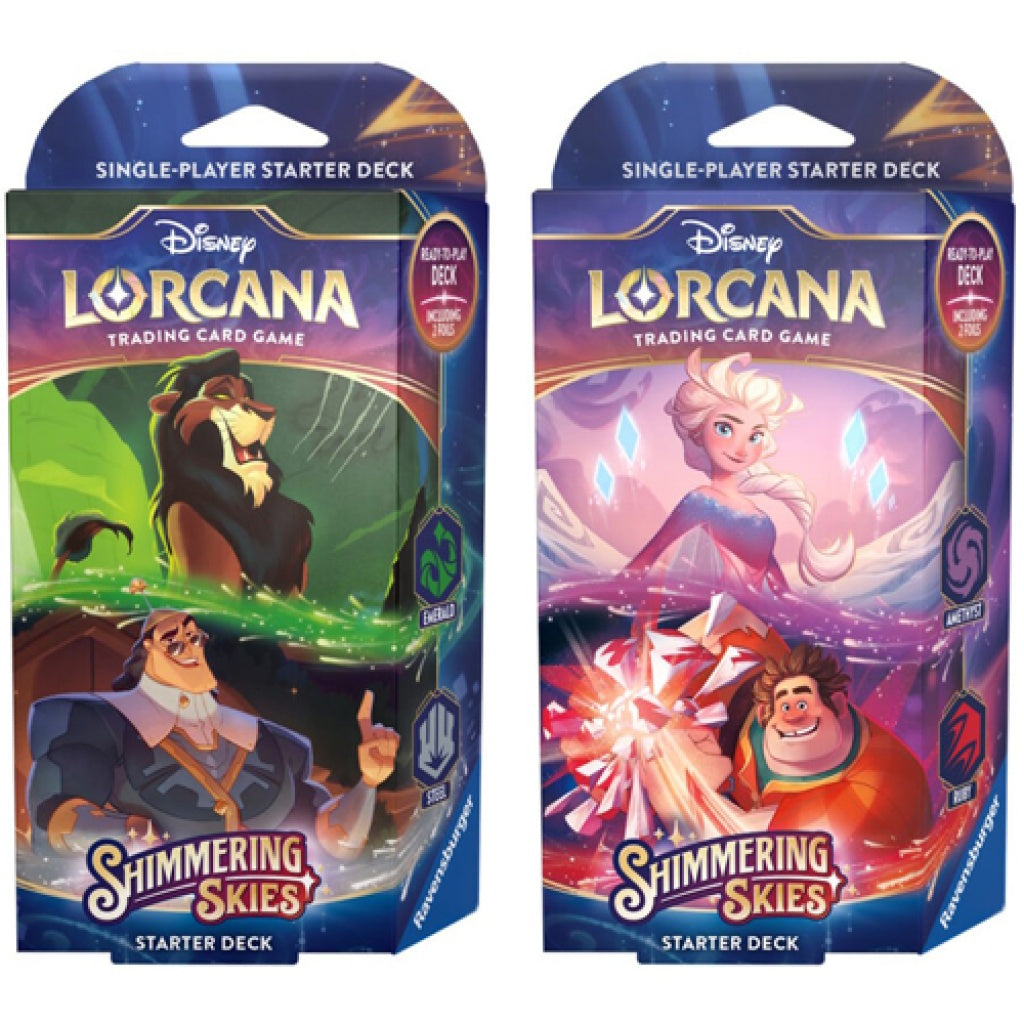 Lorcana Trading Card Game: Shimmering Skies Starter Deck