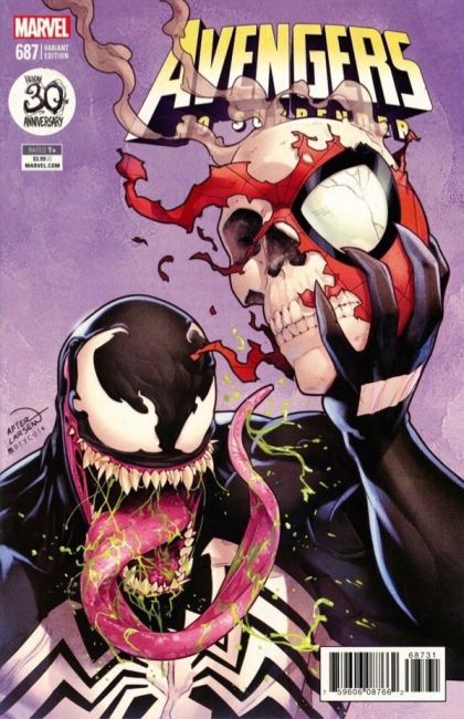 Avengers (2016) #687 Jamal Campbell Venom 30th Anniversary Variant
