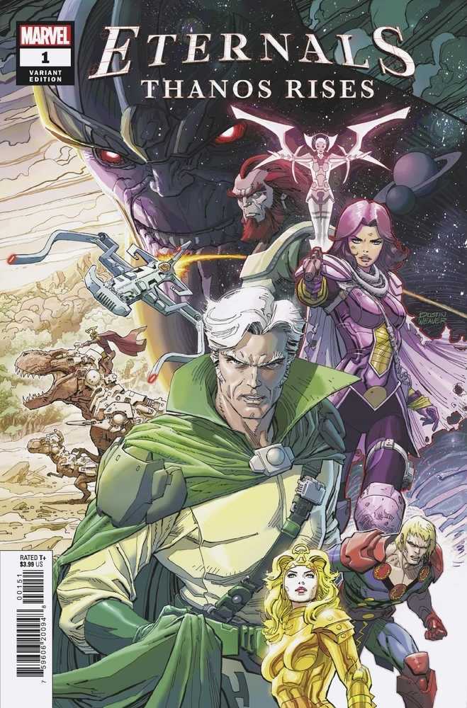 Eternals: Thanos Rises (2021) #1 Weaver 1:25 Variant
