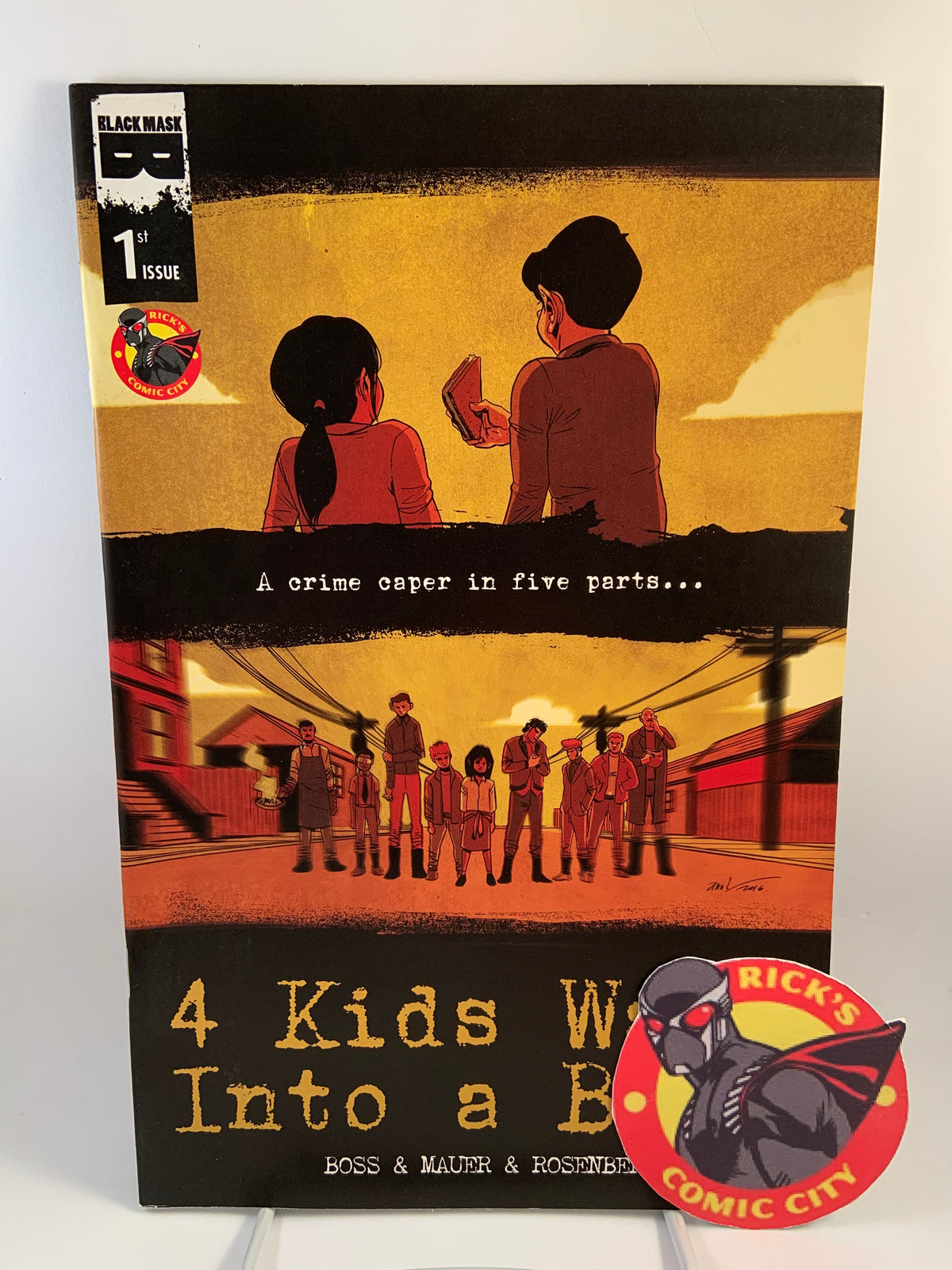 4 Kids Walk Into A Bank (2016) # 1 Rick’s Comic City Store Variant
