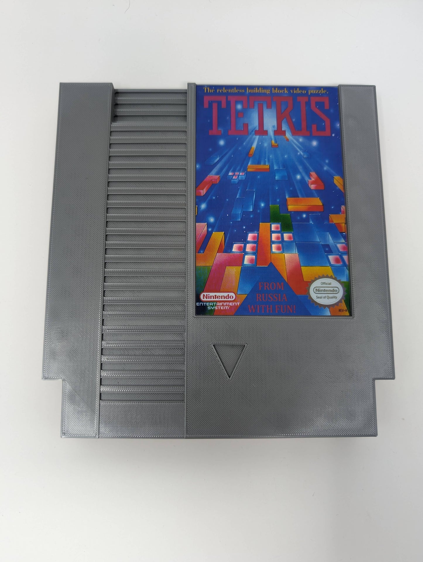 NES Game Cartridge Retro Wall Display: Tetris