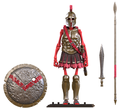 Epic H.A.C.K.S. Action Figure: Spartan Warrior Skeleton
