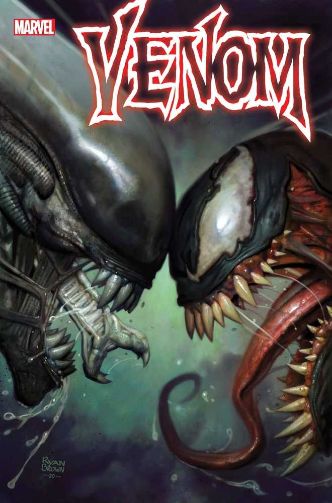 Venom #32 Brown Marvel vs Alien Variant Kib