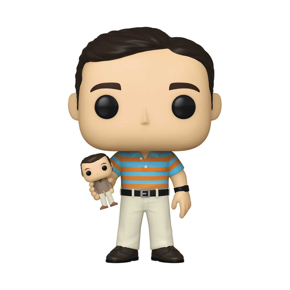 Pop Movies 40 Year Old Virgin Andy Holding Oscar with Chase Vinyl Figure