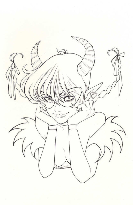 Mirka Andolfo's Sweet Paprika (2021) #1 Cover H Peach Momoko 1:50 B&W Virgin Variant (Mature)