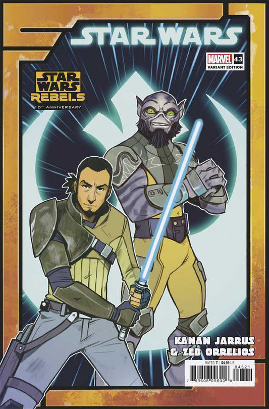 Star Wars (2020) #43 Caspar Wijngaard Jarrus And Zeb Rebels 10th Anniversary Variant