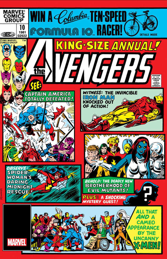 Avengers Annual #10 Facsimile Edition Foil Variant