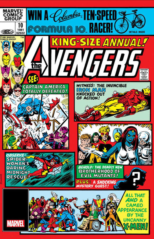 Avengers Annual #10 Facsimile Edition Foil Variant