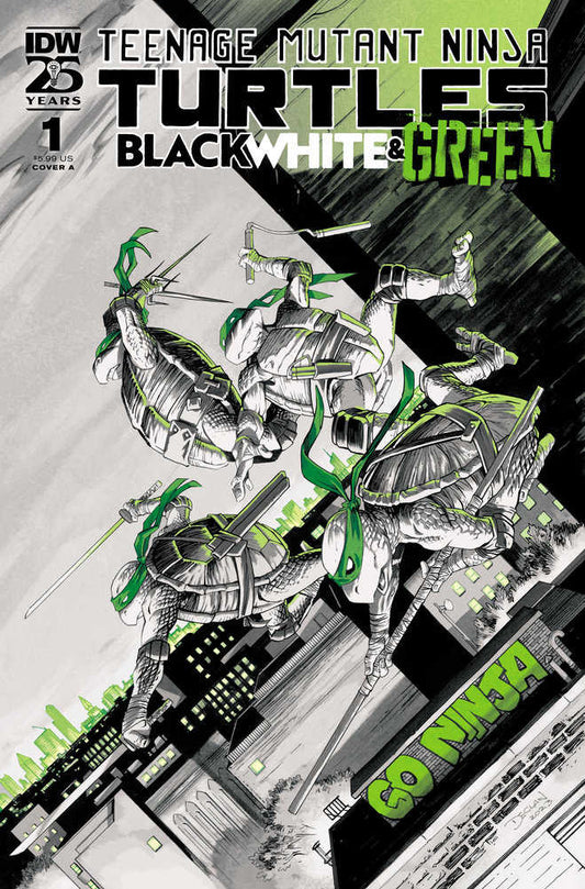 Teenage Mutant Ninja Turtles: Black, White & Green (2024) #1 Cover A