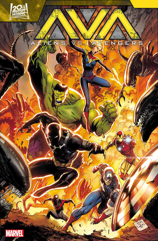 Aliens vs Avengers (2024) #1 Tony Daniel 1:25 Variant