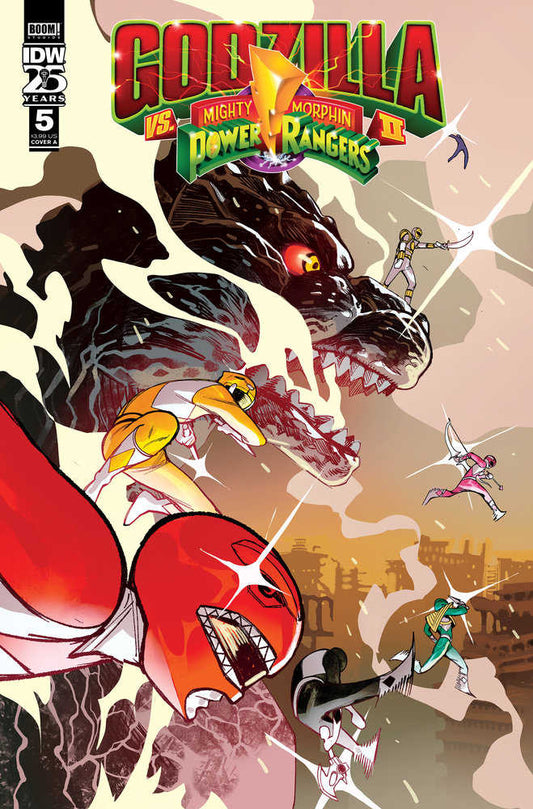 Godzilla vs The Mighty Morphin Power Rangers II (2024) #5 Cover A