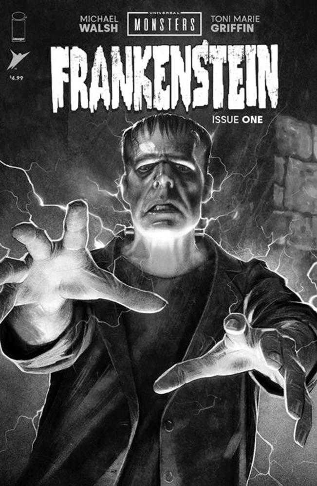 Universal Monsters: Frankenstein (2024) #1 (of 4) Joshua Middleton B&W 1:25 Variant