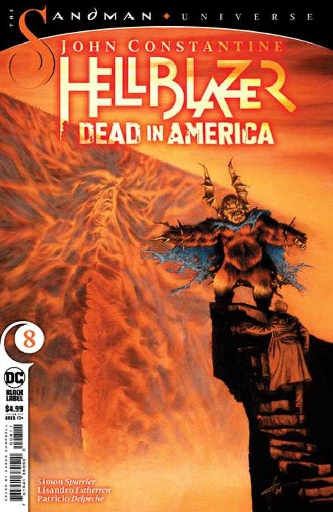 John Constantine Hellblazer: Dead In America (2024) # 8 (of 11) Cover A Aaron Campbell (Mature)