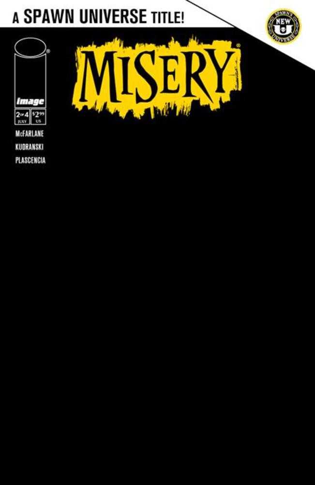 Misery (2024) #2 (of 4) Cover B Blank Sketch Cover