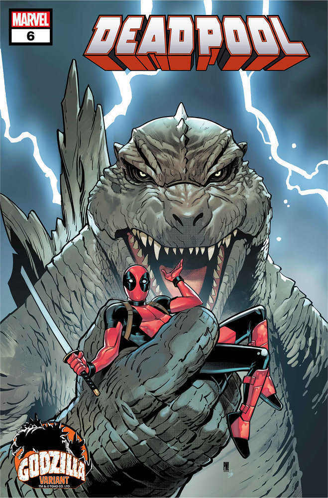 Deadpool (2024) # 6 Paco Medina Godzilla Variant