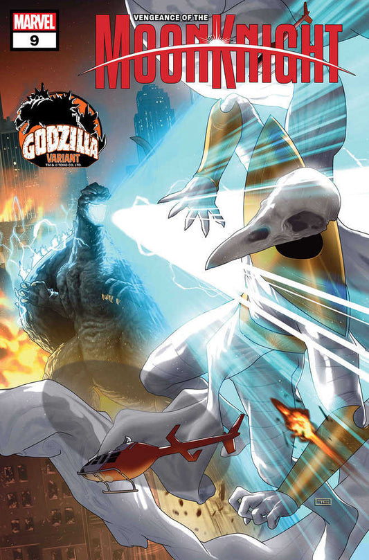 Vengeance Of The Moon Knight (2024) # 9 Taurin Clarke Godzilla Variant