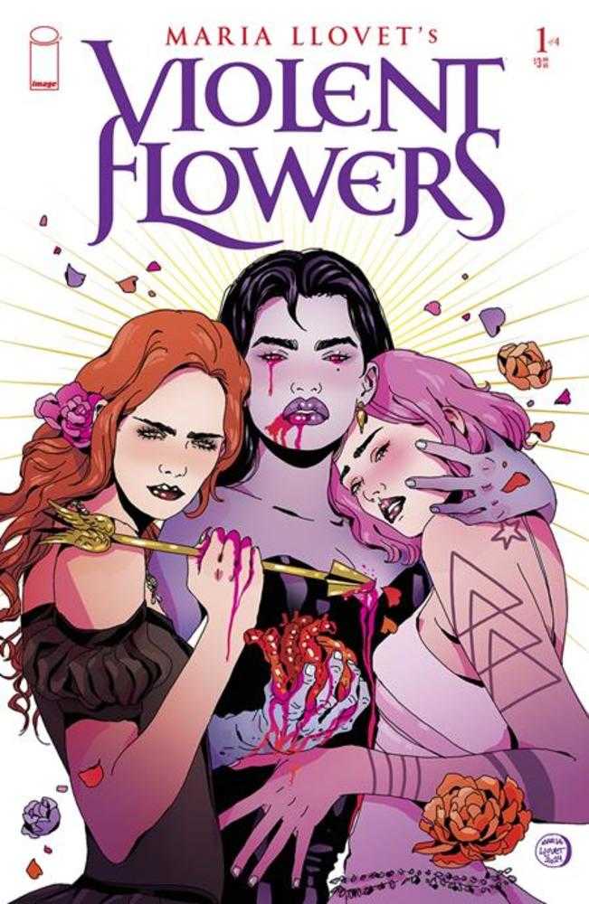 Violent Flowers (2024) #1 (of 4) Cover A Maria Llovet (Mature)