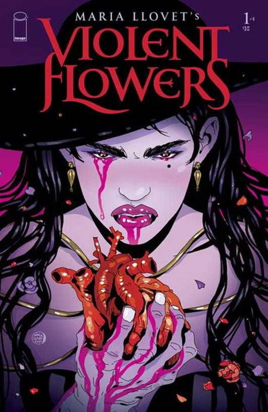 Violent Flowers (2024) #1 (of 4) Cover C Maria Llovet Heart Variant (Mature)