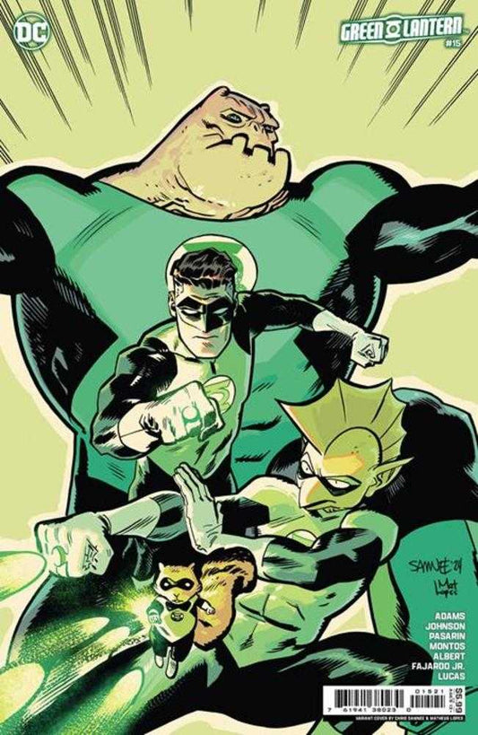 Green Lantern (2023) #15 Cover B Chris Samnee Card Stock Variant (Absolute Power)