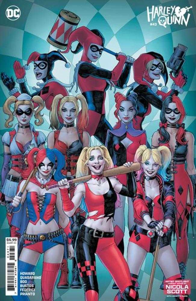 Harley Quinn (2021) #43 Cover D Nicola Scott Artist Spotlight Card Stock Variant