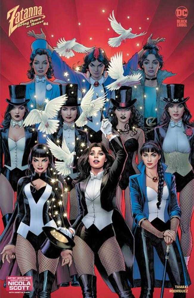 Zatanna: Bring Down The House (2024) #4 (of 5) Cover D Nicola Scott Artist Spotlight Variant (Mature)