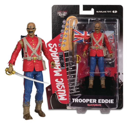 Music Maniacs Wv2 Metal Trooper Eddie 6in Figure