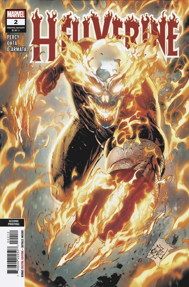 Hellverine (2024a) #2 (2nd Print) Tony Daniel Variant