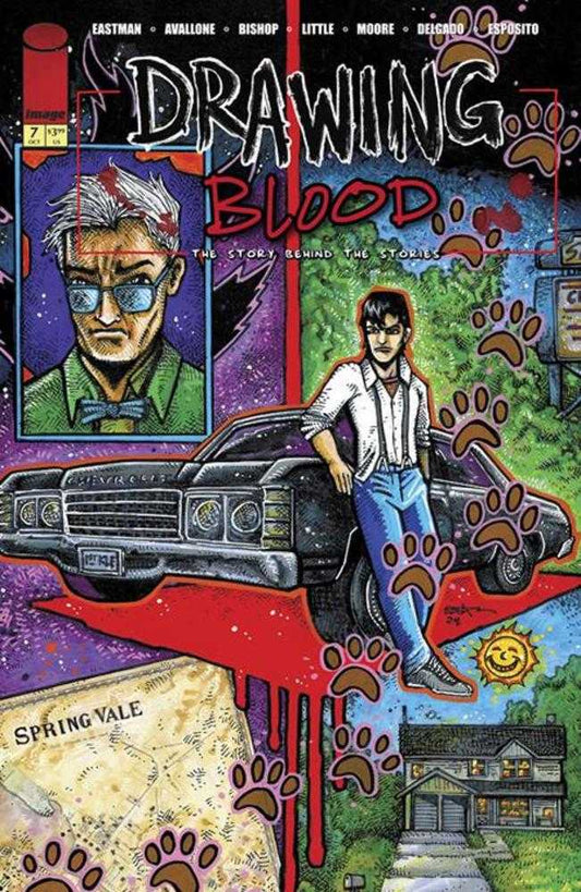 Drawing Blood (2024) # 7 (of 12) Cover A Kevin Eastman