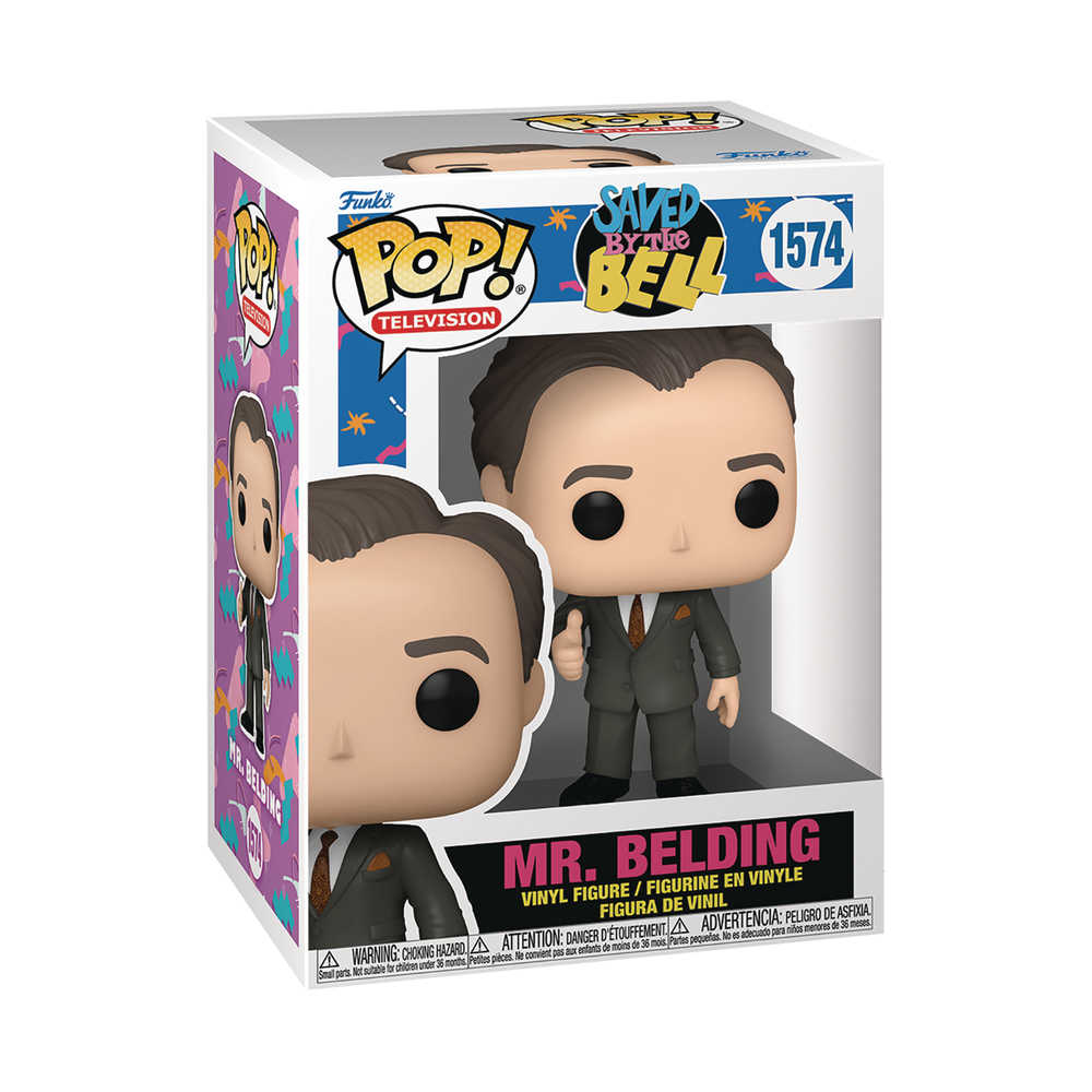 Pop TV Saved By The Bell 30th Mr Belding Vinyl Figure