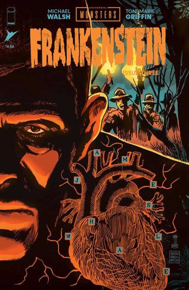 Universal Monsters: Frankenstein (2024) #3 (of 4) Cover C 1 in 10 Francesco Francavilla Connecting Variant