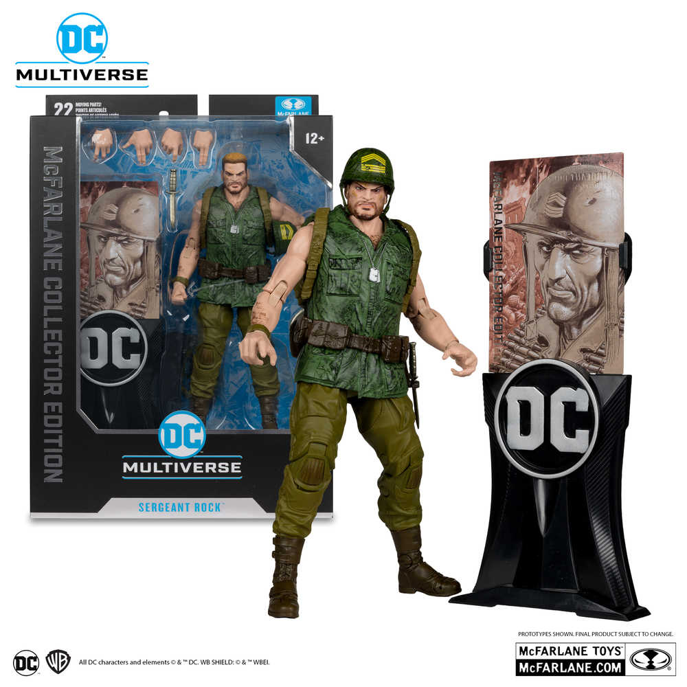 DC Collector Edition 7in Wv5 Sgt Rock Action Figure