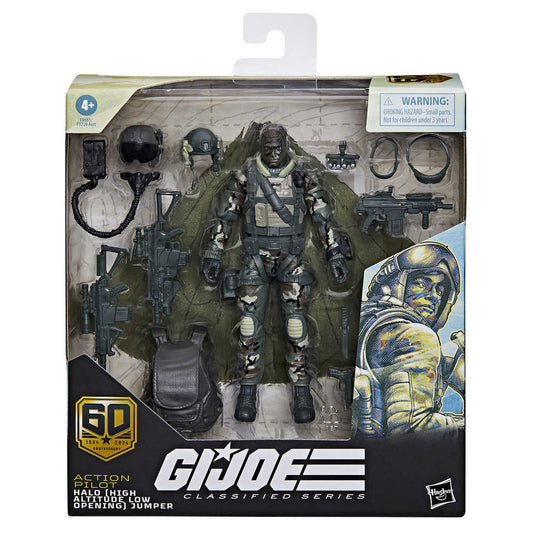 G.I. Joe Classified Ser 6in Action Pilot Halo Jumper Deluxe Action Figure (N