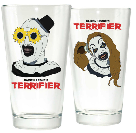 Terrifier Clear Pint Glass