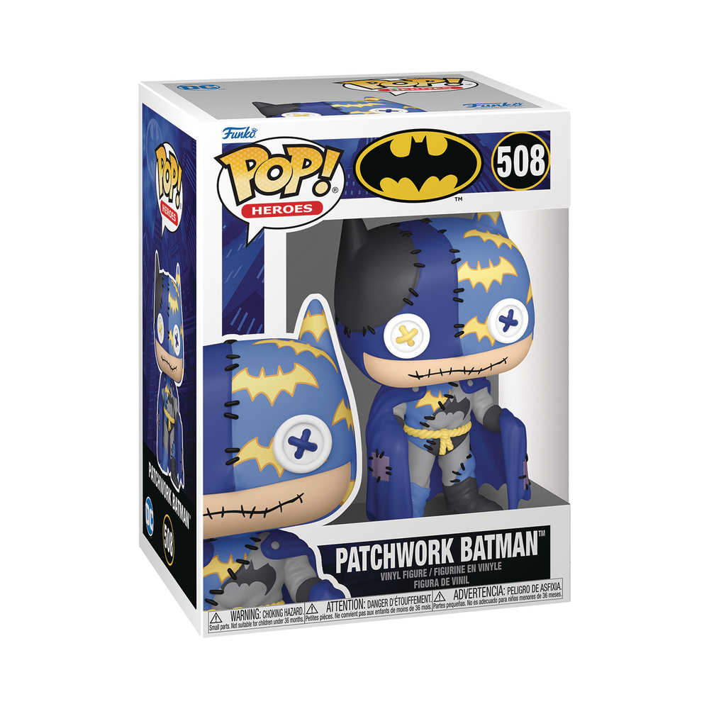 Pop Animation Patchwork Batman Vinyl Figure