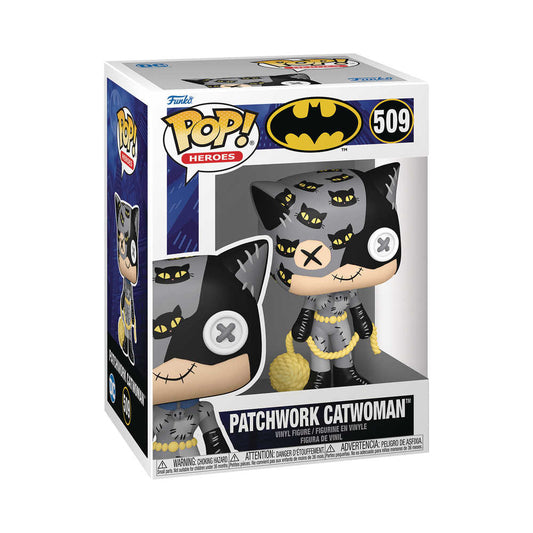 Pop Animation Patchwork Catwoman Vinyl Figure