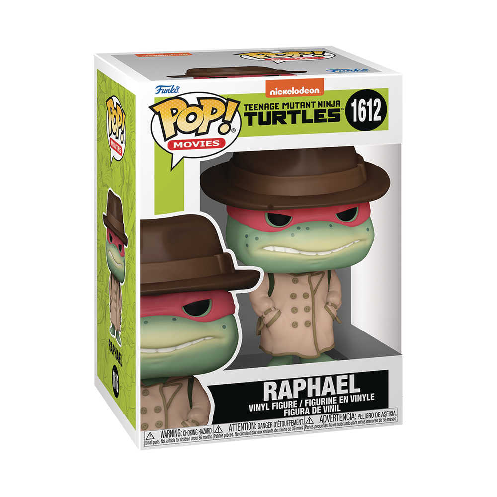 Pop Movies Teenage Mutant Ninja Turtles Raphael W Coat & Hat Vinyl Figure