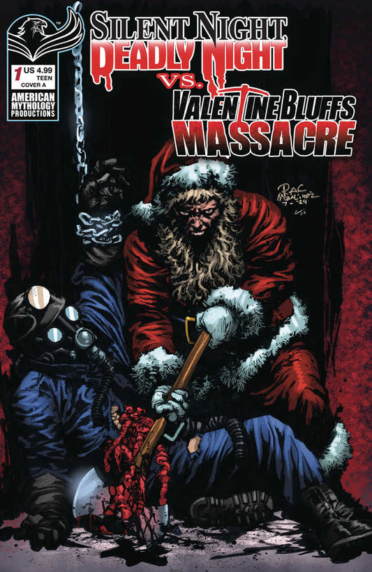 Silent Night Deadly Night vs Valentine Bluffs Massacre (2025) #1 Cover A Billy Wins