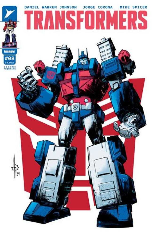 Transformers (2023) # 8 2nd Print Cover B Jason Howard Autobot Variant