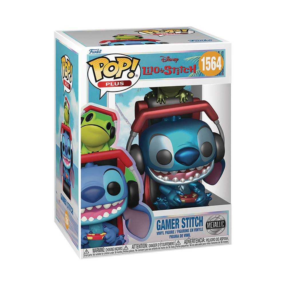 Pop Plus Lilo & Stitch Gamer Stitch Mt Figure