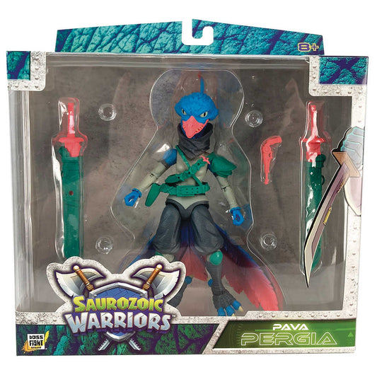 Saurozoic Warriors W2 Pava Pergia Ninja Archaeopteryx Action Figure (Ne