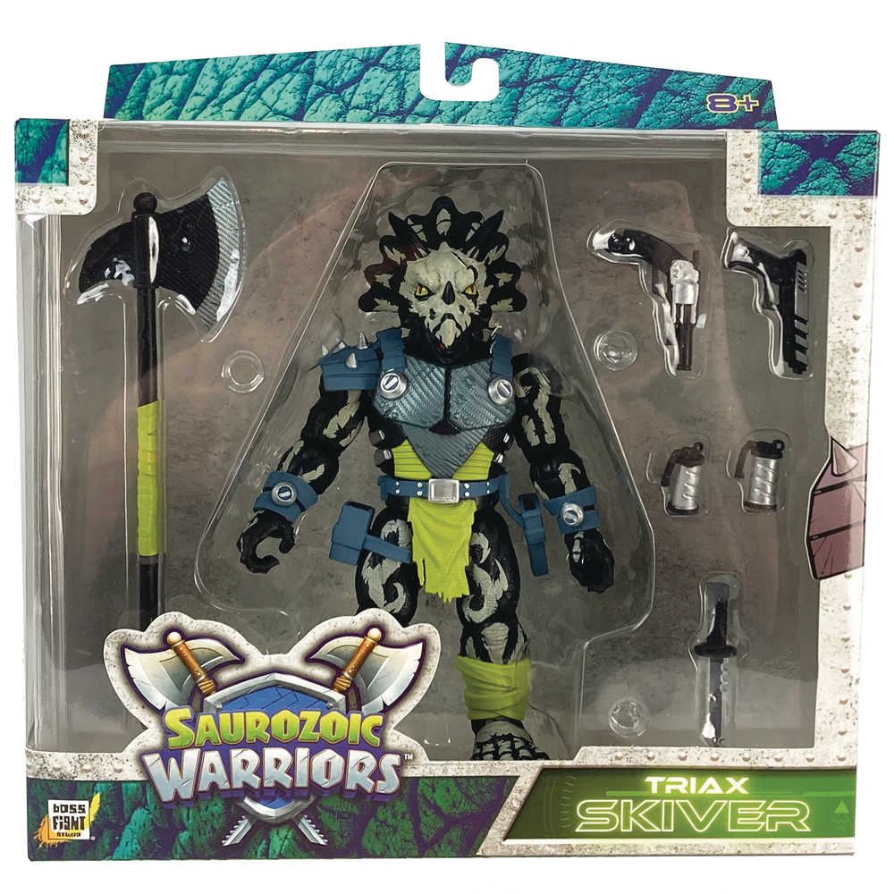 Saurozoic Warriors W2 Triax Skiver Night Lands Deco Action Figure