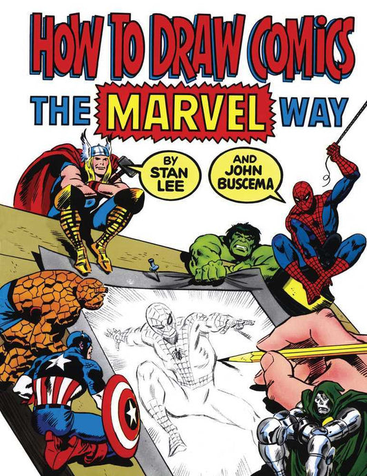 How To Draw Comics The Marvel Way Softcover New Printing